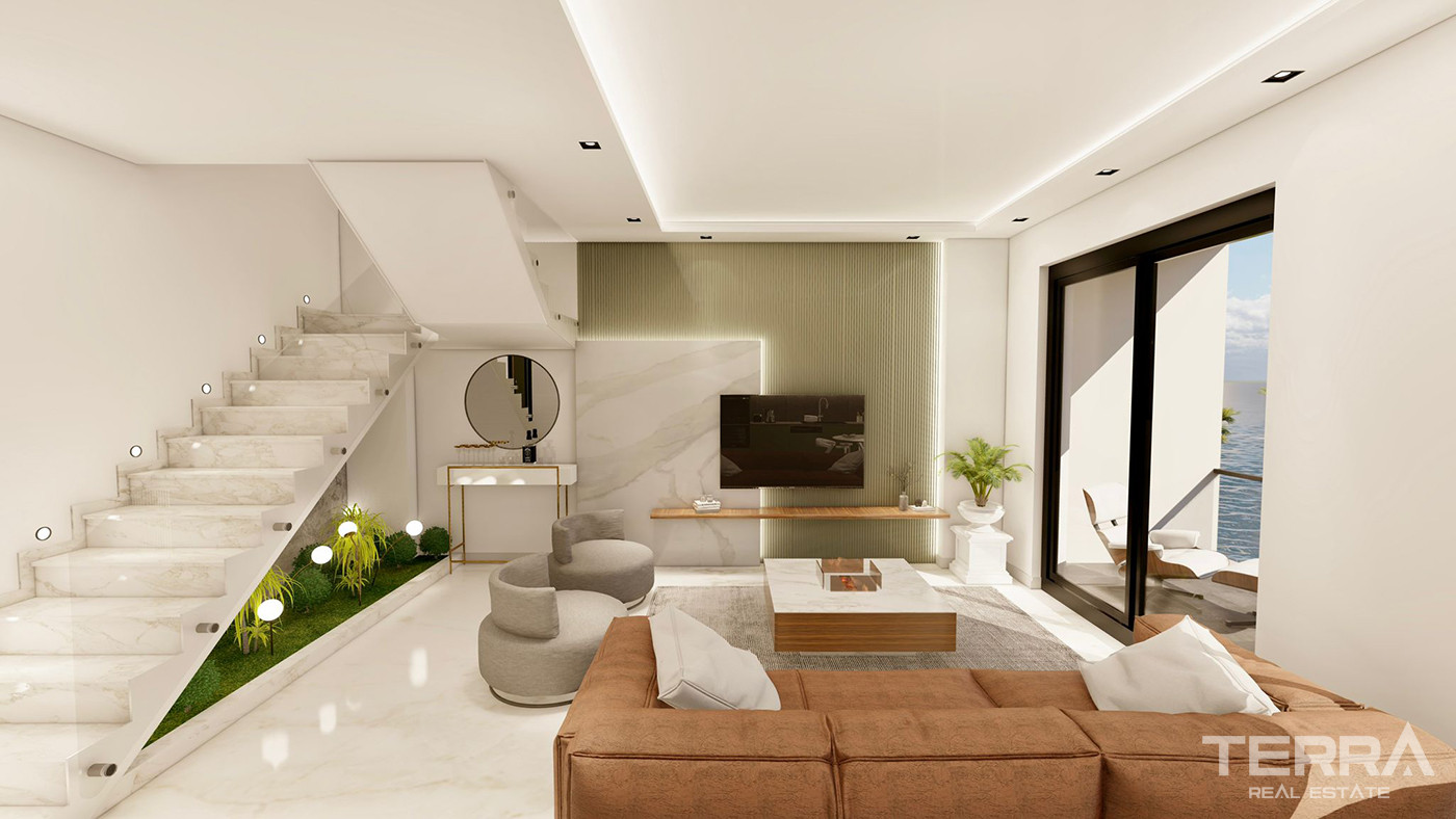 Investment Flats with Pool and Garden View in Payallar, Alanya - 80399