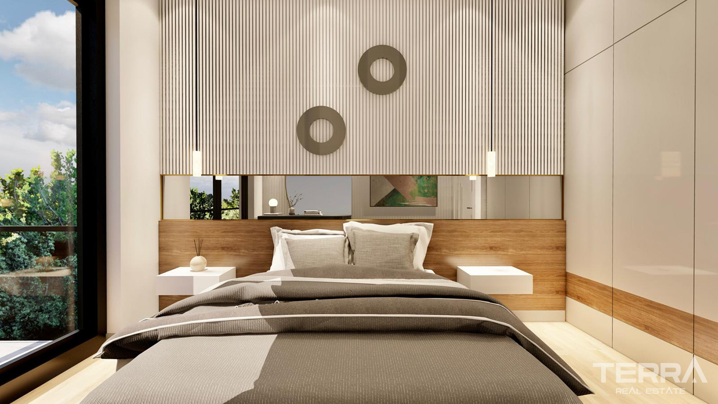 Investment Flats with Pool and Garden View in Payallar, Alanya - 80400