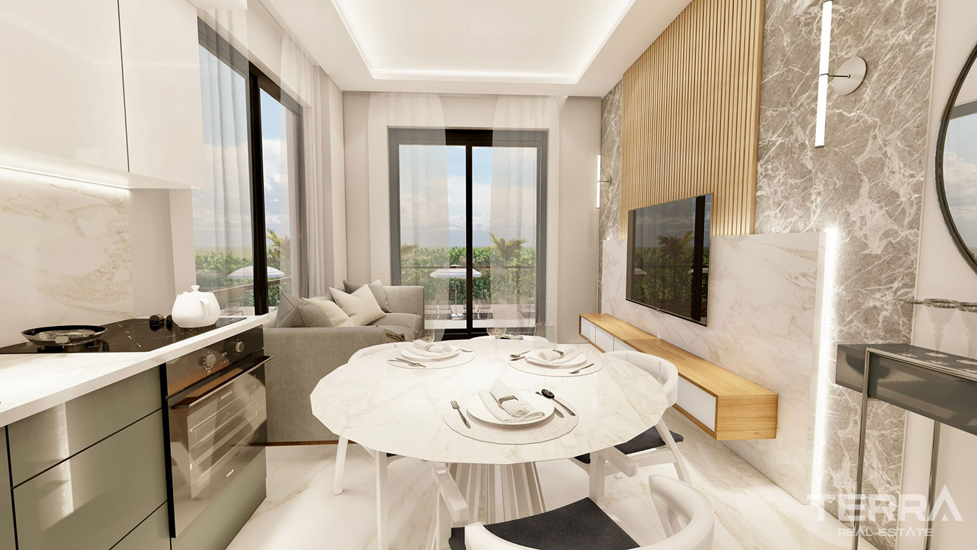 Investment Flats with Pool and Garden View in Payallar, Alanya - 80409