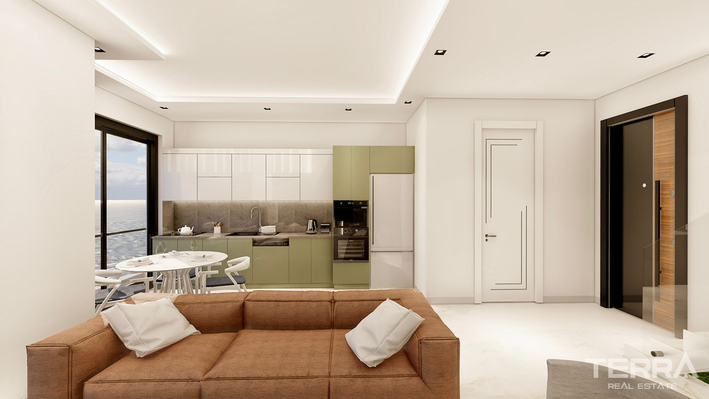 Investment Flats with Pool and Garden View in Payallar, Alanya - 80411