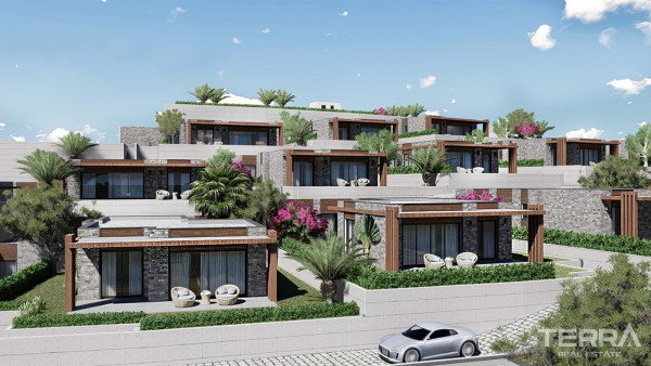 Complex of Contemporary Sea View Villas in Bodrum