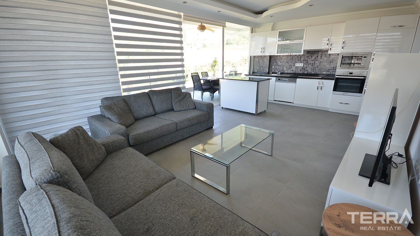 2+1 Aramis Terrace Apartment in Cikcilli, Alanya with Spacious Terrace - 80855