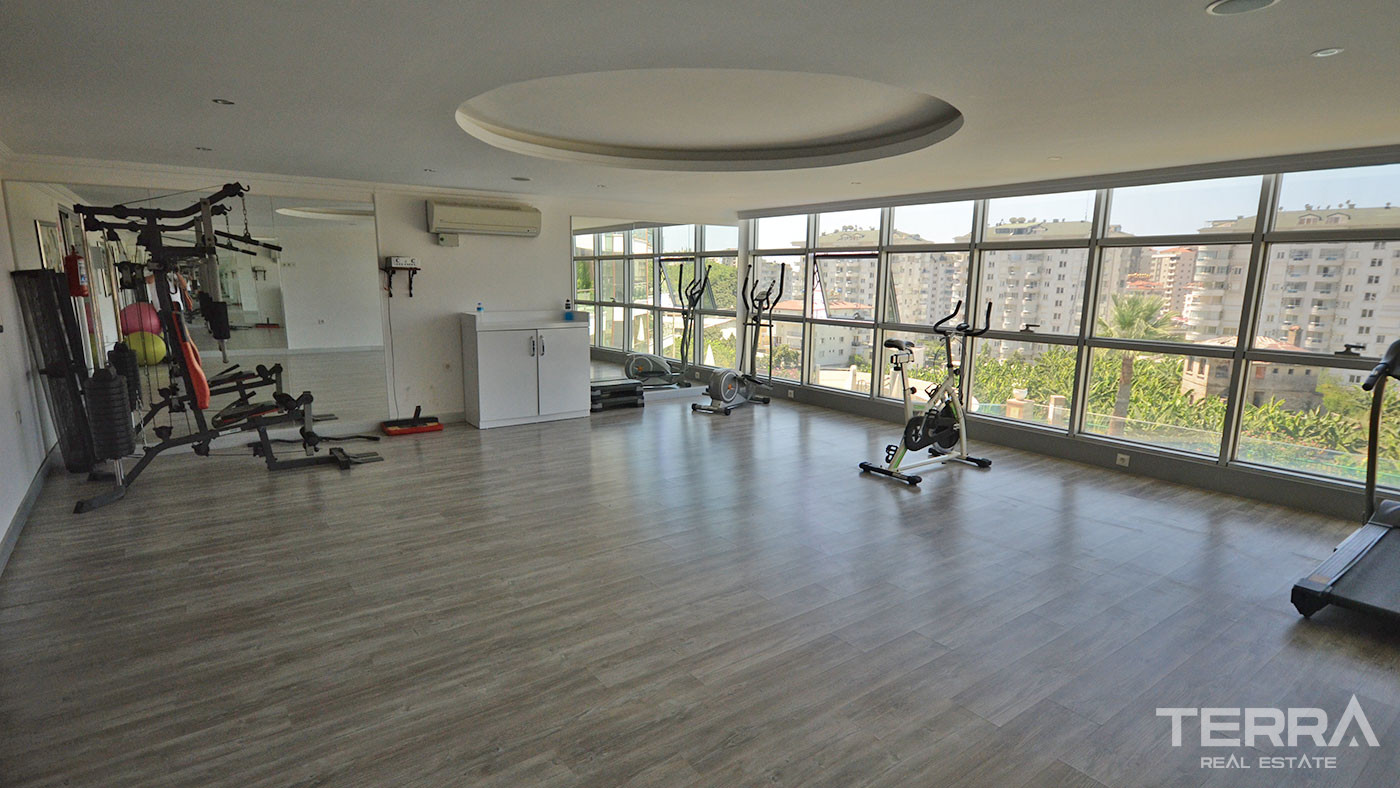 2+1 Aramis Terrace Apartment in Cikcilli, Alanya with Spacious Terrace - 80856
