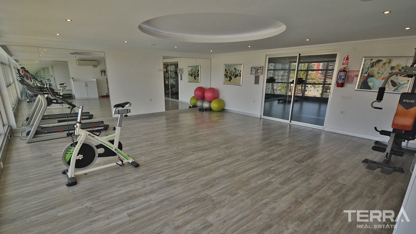 2+1 Aramis Terrace Apartment in Cikcilli, Alanya with Spacious Terrace - 80857
