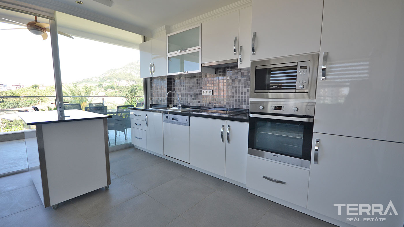 2+1 Aramis Terrace Apartment in Cikcilli, Alanya with Spacious Terrace - 80858