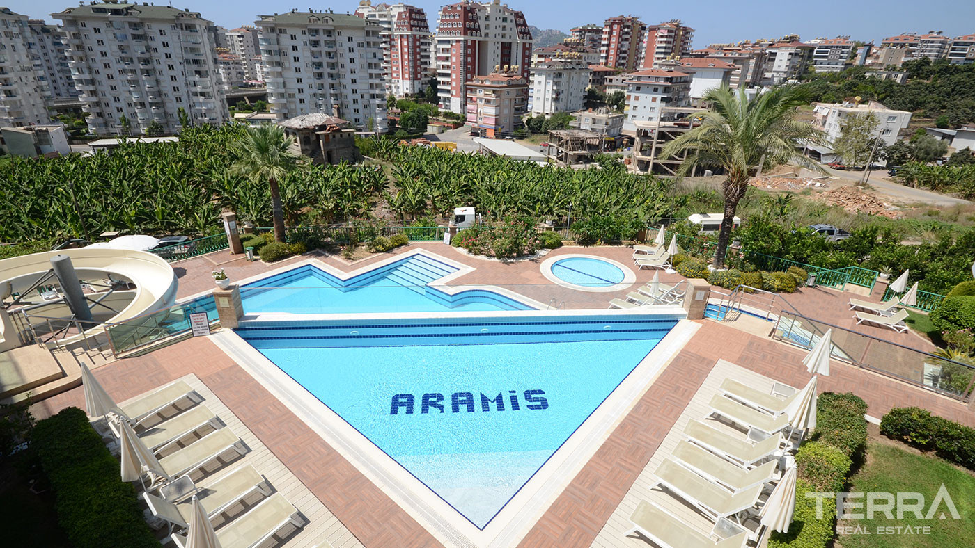 2+1 Aramis Terrace Apartment in Cikcilli, Alanya with Spacious Terrace - 80863