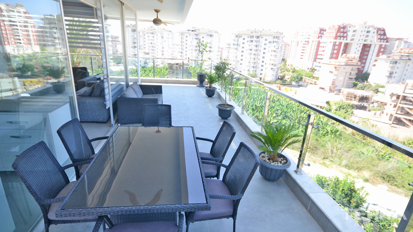 2+1 Aramis Terrace Apartment in Cikcilli, Alanya with Spacious Terrace - 80868