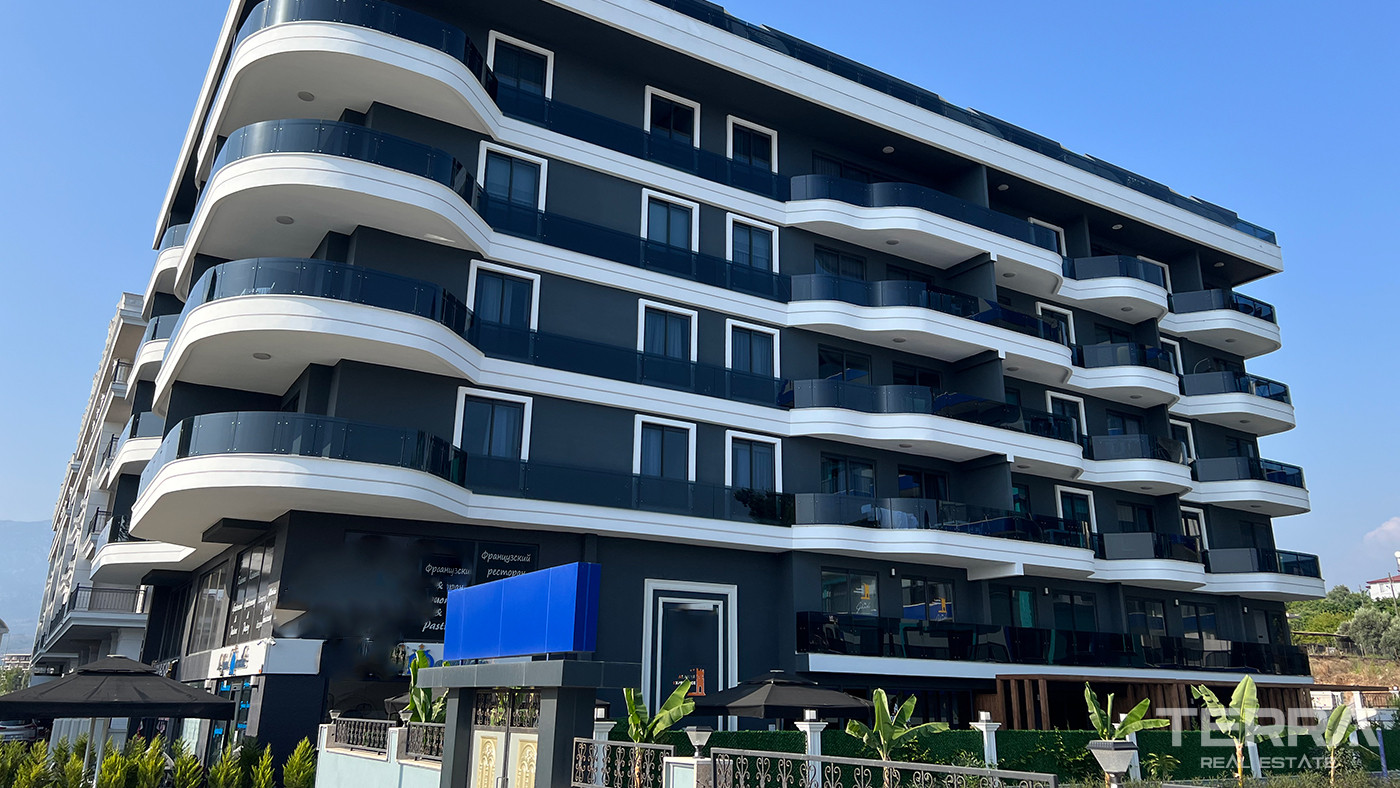 Modern Sea View Apartments Only 195 from Beach in Alanya, Kargıcak