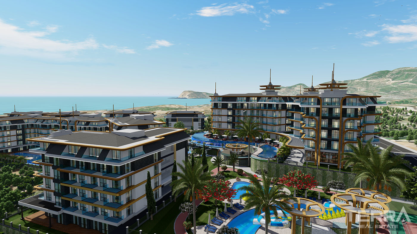 Exclusive Complex Near the Beach in Alanya with Swim Up Apartments