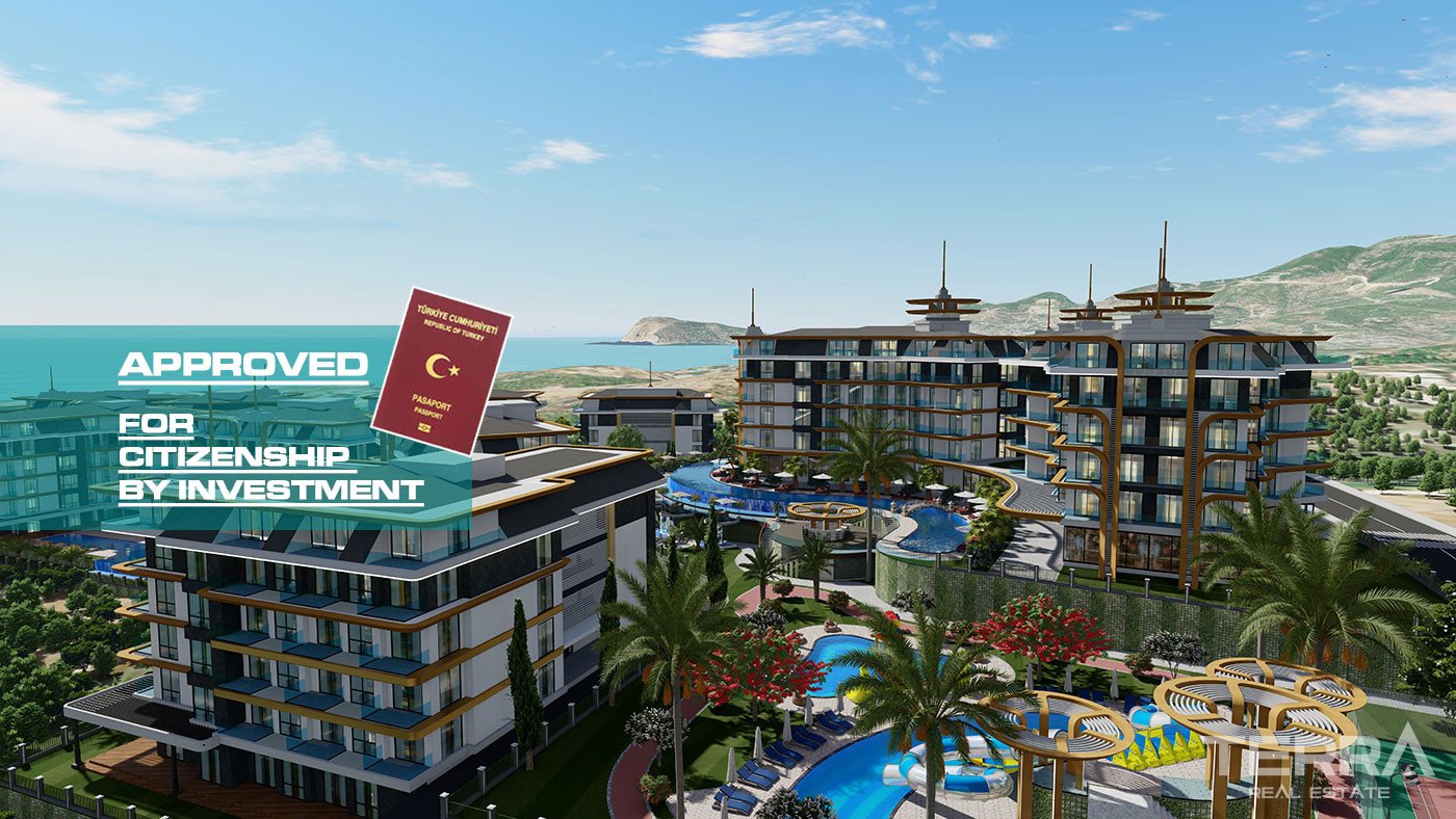 Exclusive Complex Near the Beach in Alanya with Swim Up Apartments