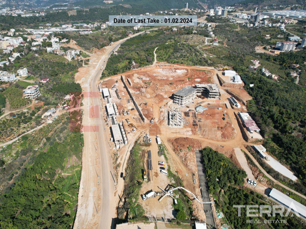 Exclusive Complex Near the Beach in Alanya with Swim Up Apartments - 101312
