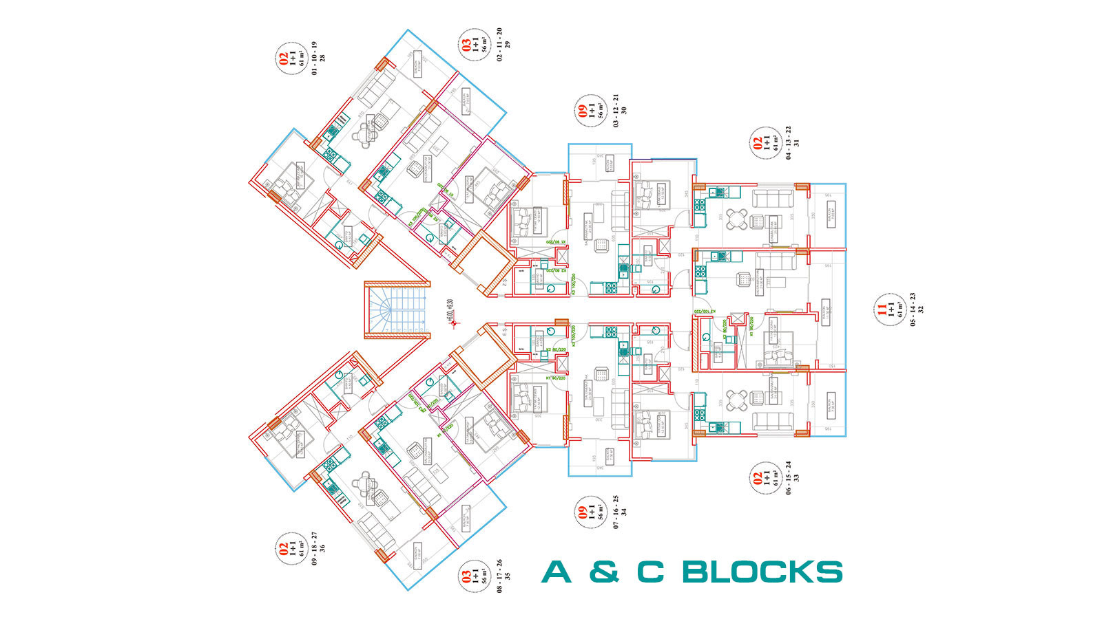 Exclusive Complex Near the Beach in Alanya with Swim Up Apartments - 101832