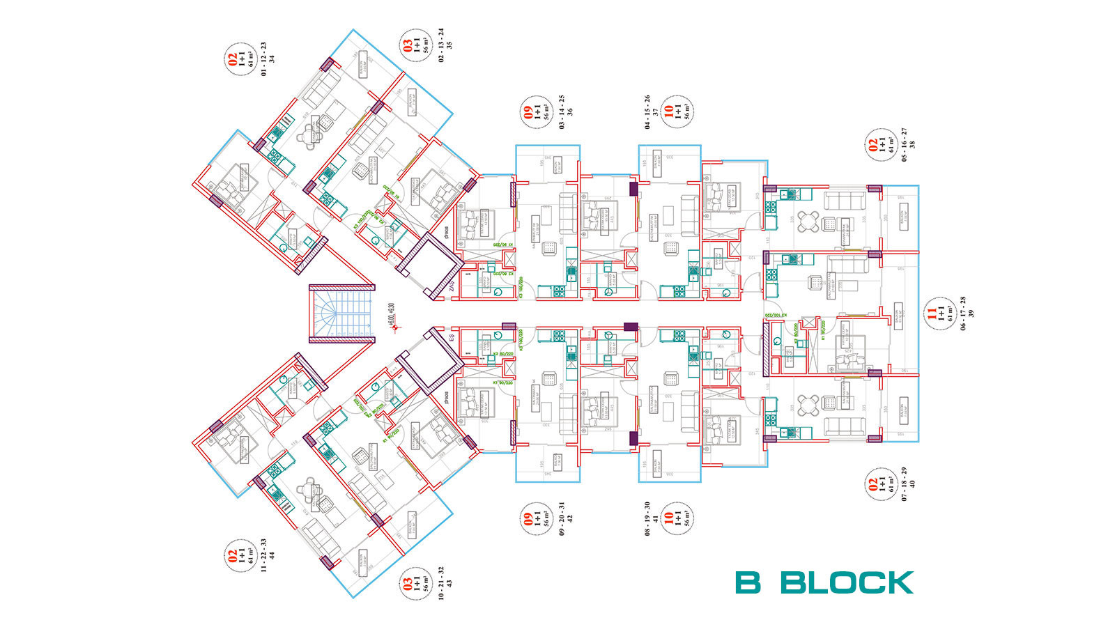 Exclusive Complex Near the Beach in Alanya with Swim Up Apartments - 101833