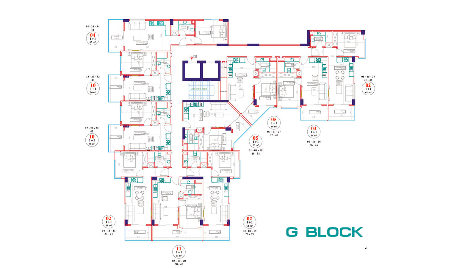 Exclusive Complex Near the Beach in Alanya with Swim Up Apartments - 101836