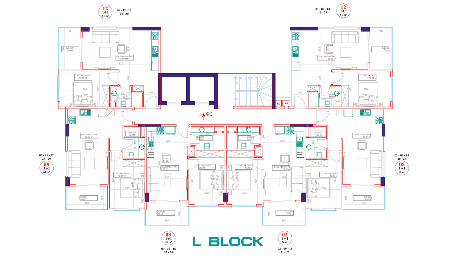Exclusive Complex Near the Beach in Alanya with Swim Up Apartments - 101839