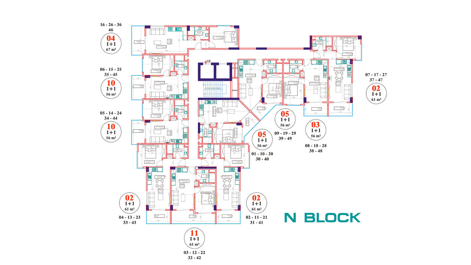Exclusive Complex Near the Beach in Alanya with Swim Up Apartments - 101840