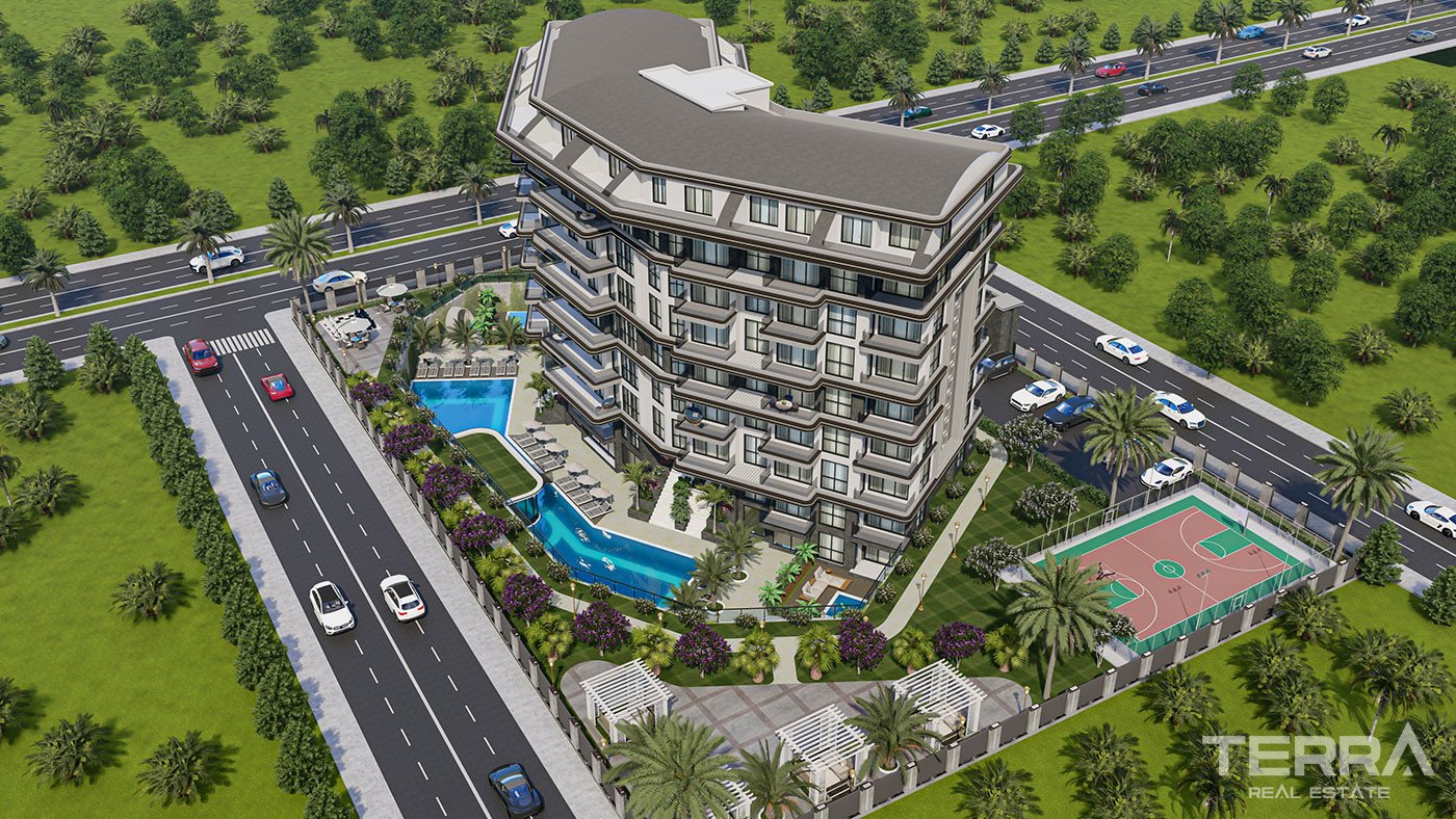 Luxurious Apartments with Great Social Facilities in Gazipaşa