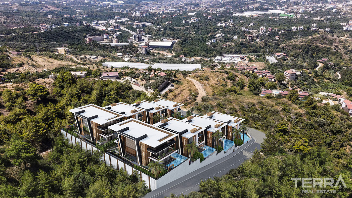 Luxury Villas with Private Pools in Alanya, Oba - 96146