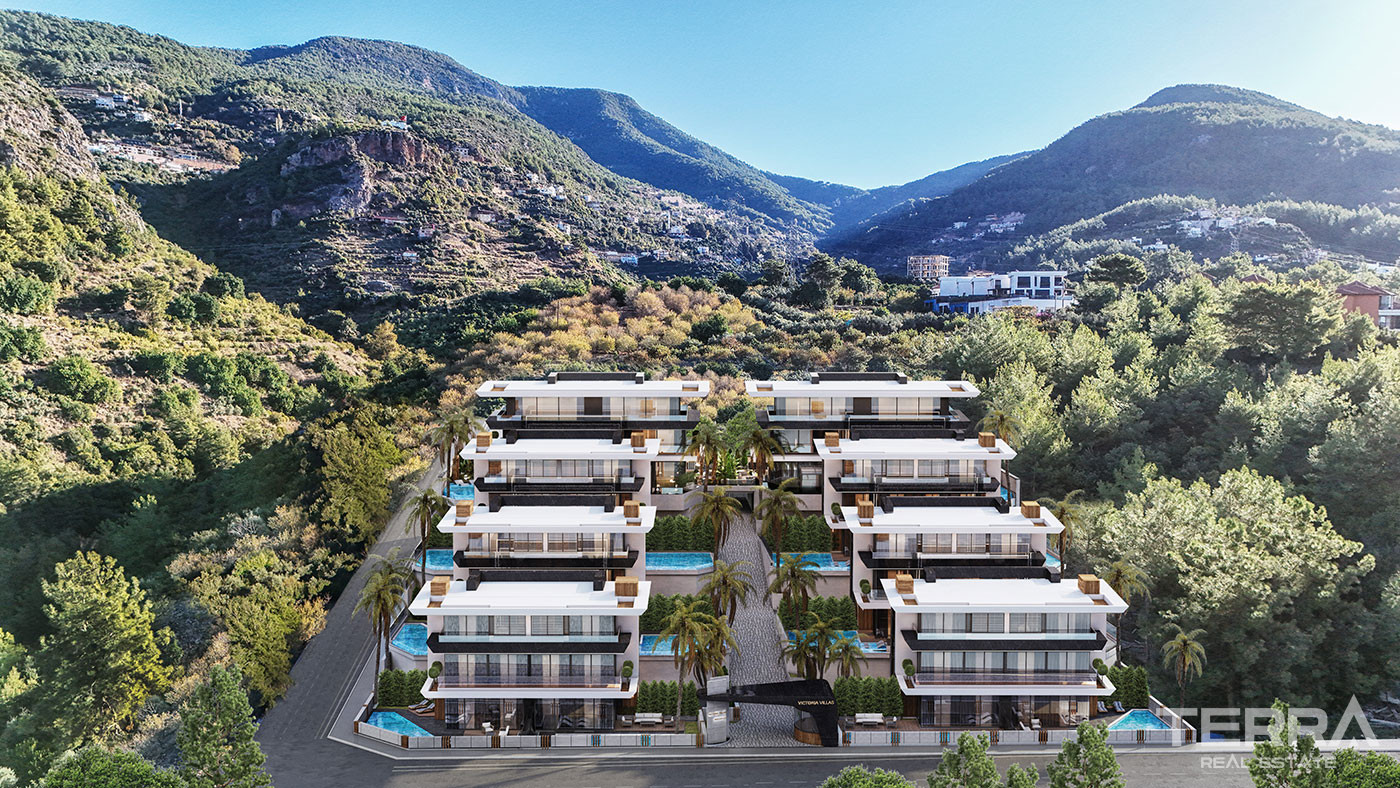 Luxury Villas with Private Pools in Alanya, Oba - 96147