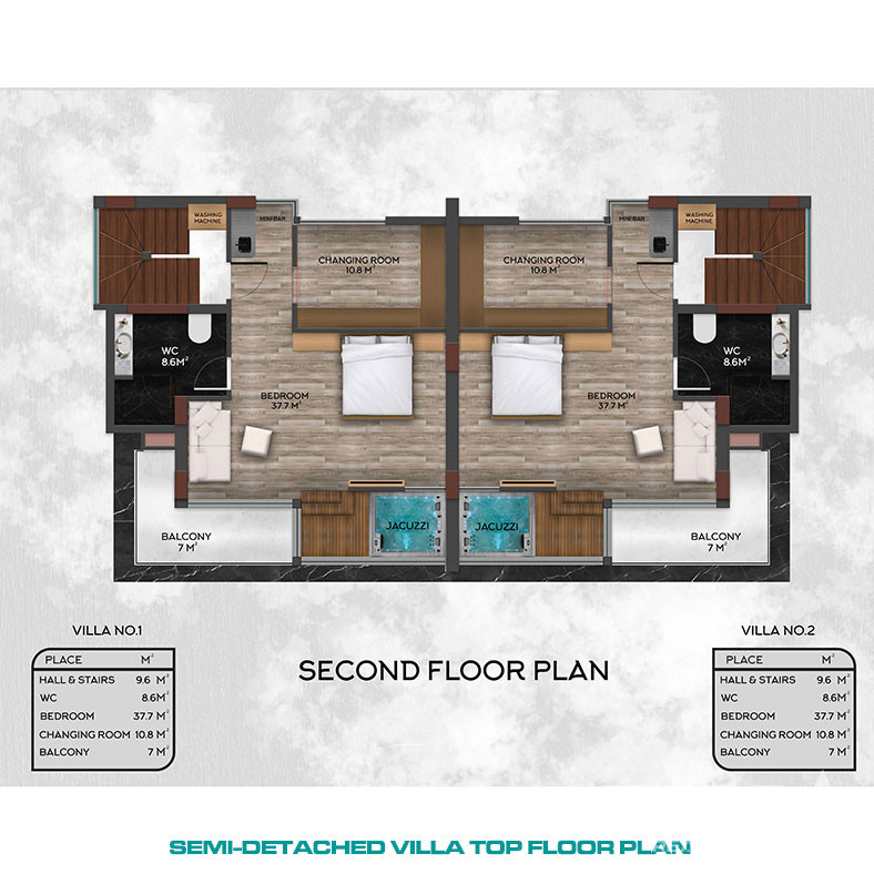 Luxury Villas with Private Pools in Alanya, Oba - 96151