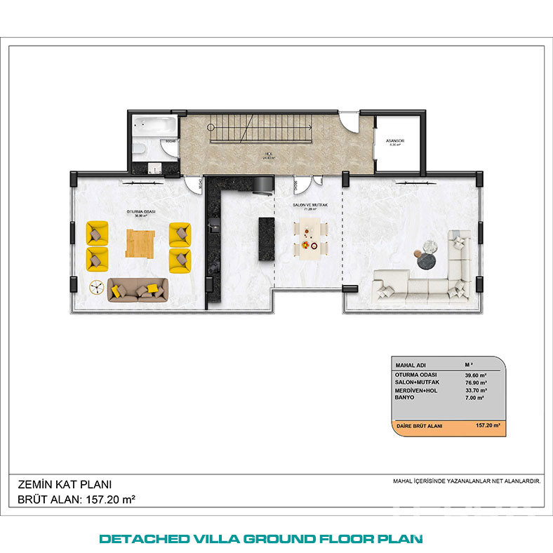 Luxury Villas with Private Pools in Alanya, Oba - 96154