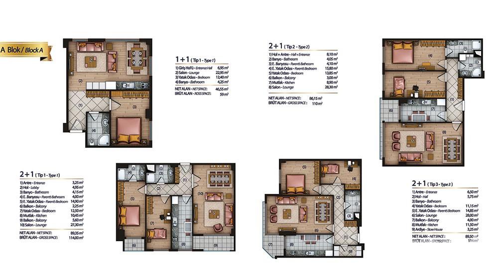 Affordable luxury apartments in Eyup, Istanbul - 3393