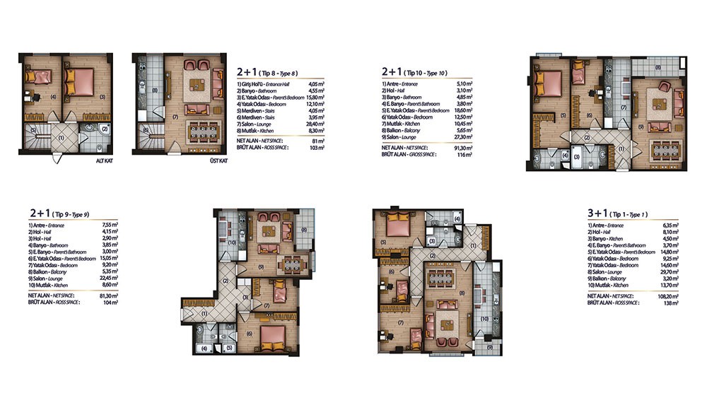 Affordable luxury apartments in Eyup, Istanbul - 3394