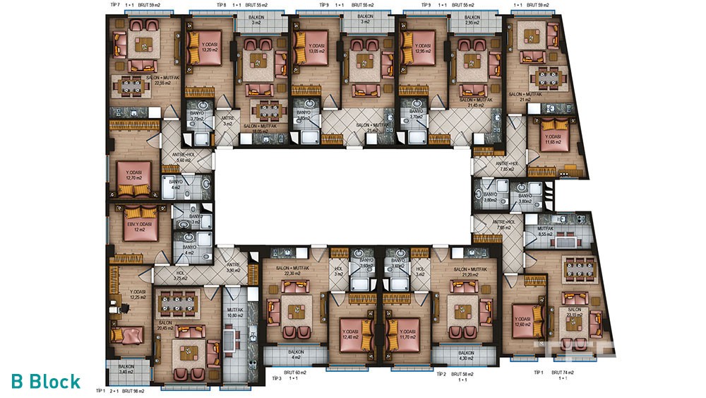 Affordable luxury apartments in Eyup, Istanbul - 3401