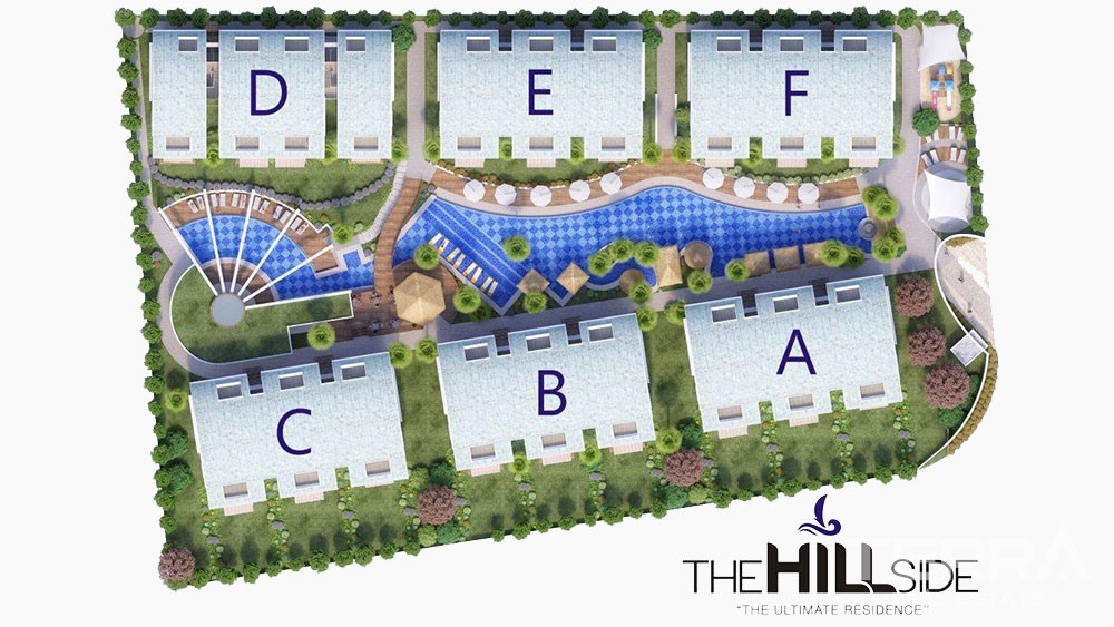 The Hill Side luxury apartments for sale in Side - 3422