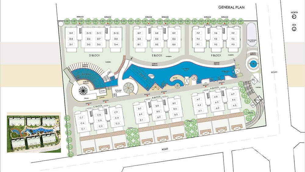 The Hill Side luxury apartments for sale in Side - 3426