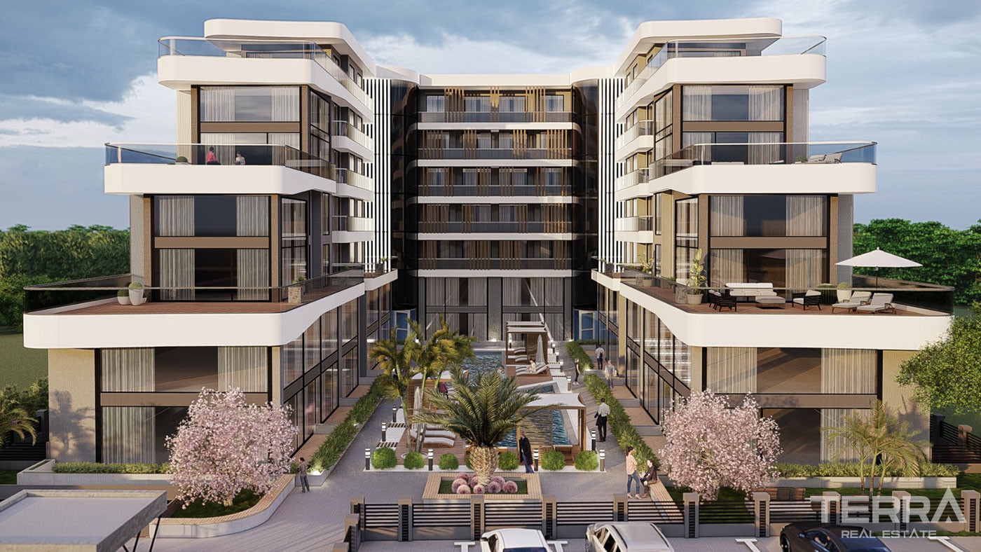 Luxury Antalya Flats Close to The Airport with Rich Social Amenties