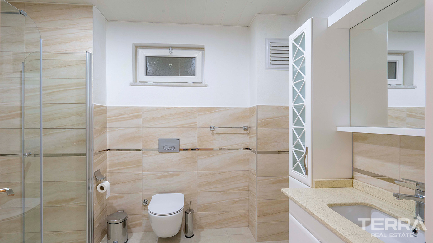 4+2 Furnished Villa with Underfloor Heating and Sea Views in Alanya - 82433