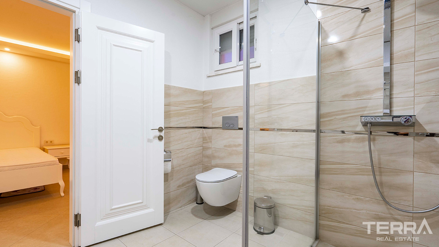 4+2 Furnished Villa with Underfloor Heating and Sea Views in Alanya - 82442