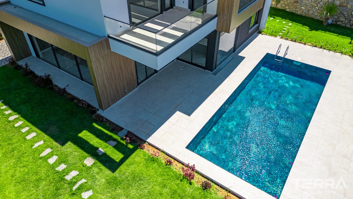 Exclusive 4+1 Detached Villa with Sea View in Kargıcak, Alanya - 100516