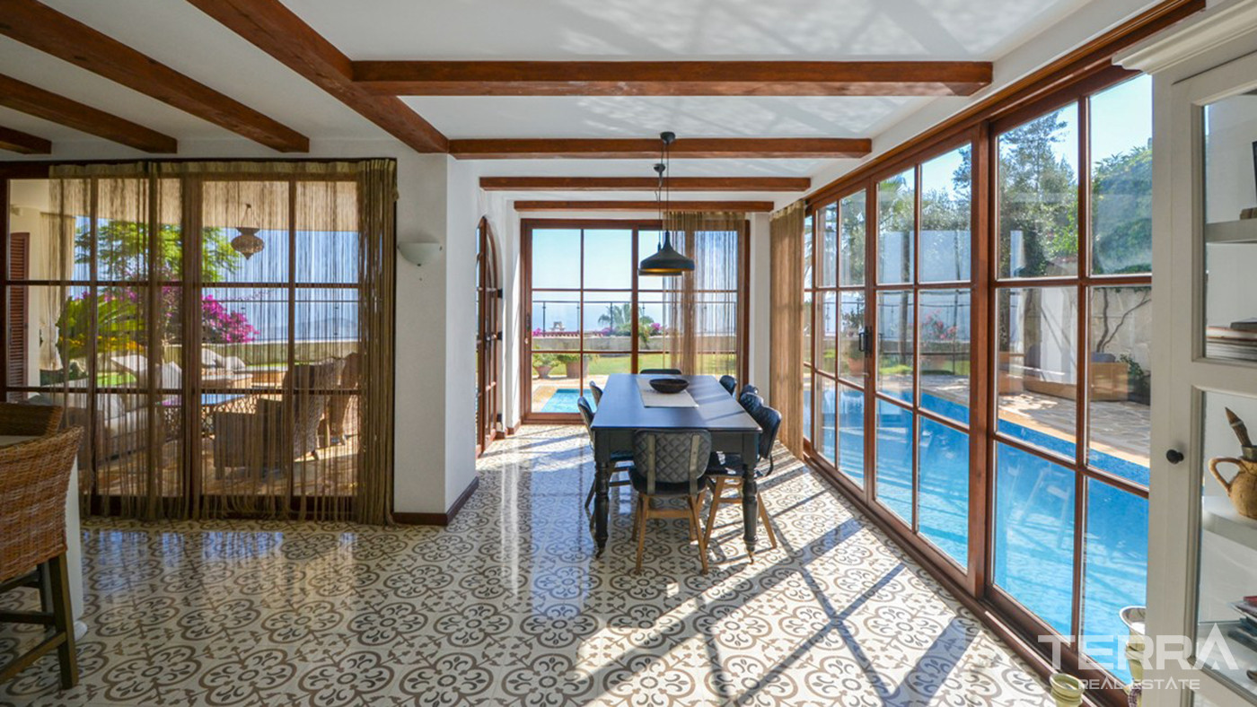 Furnished Sea View Villa in Alanya, Suitable For Citizenship - 82814