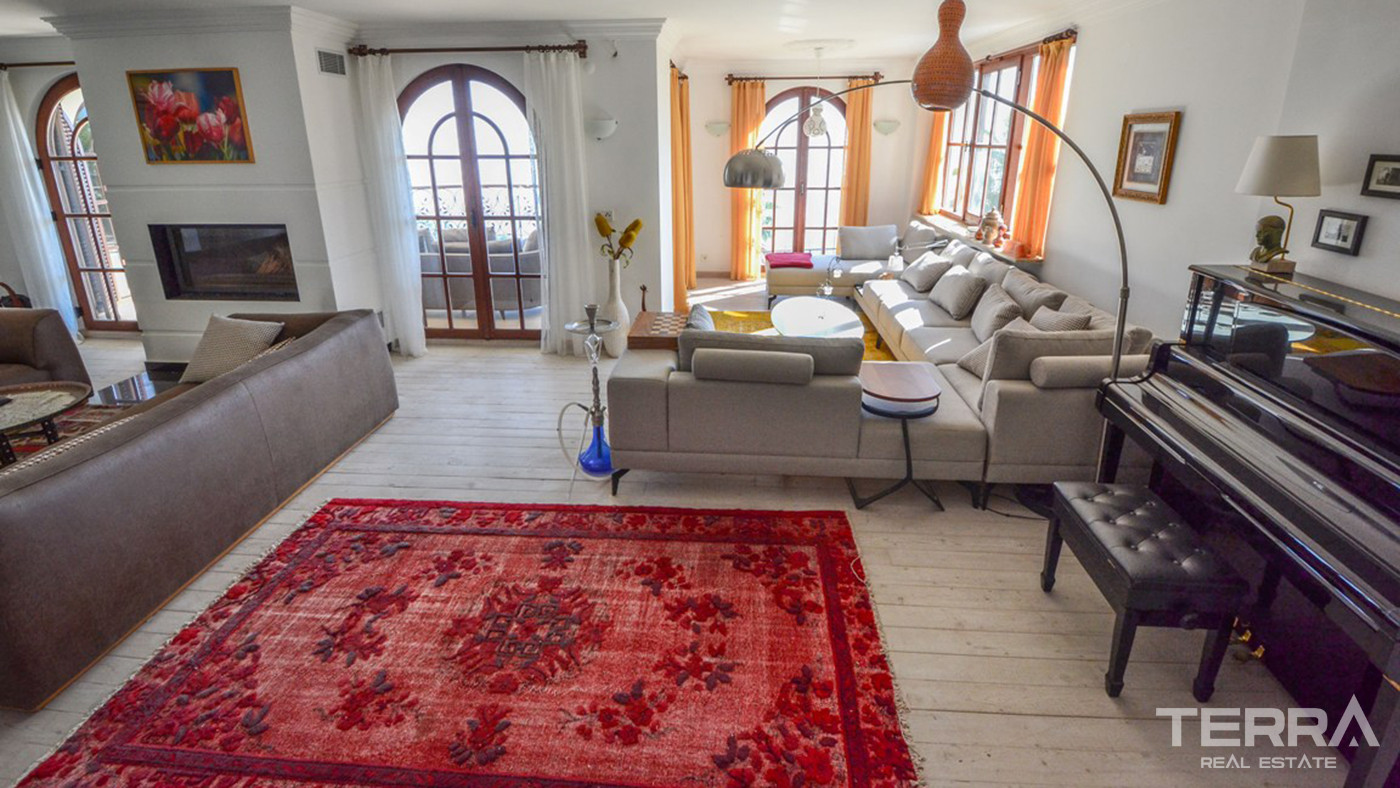 Furnished Sea View Villa in Alanya, Suitable For Citizenship - 82825