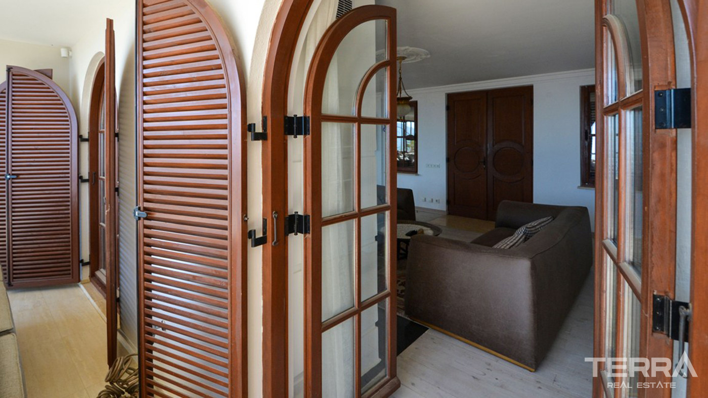 Furnished Sea View Villa in Alanya, Suitable For Citizenship - 82829