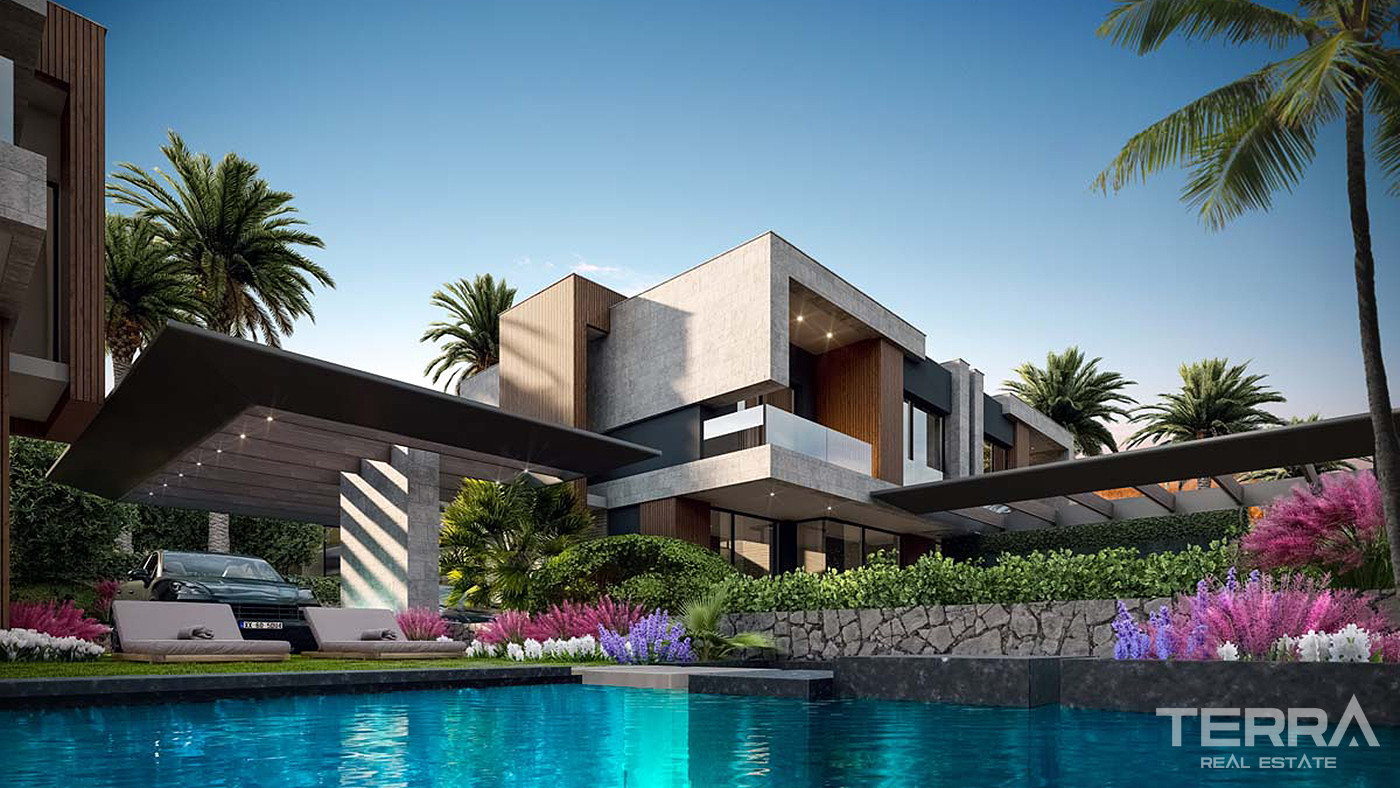 3+1 Semi-Detached Villas with Smart Home Systems in Bodrum - 82982