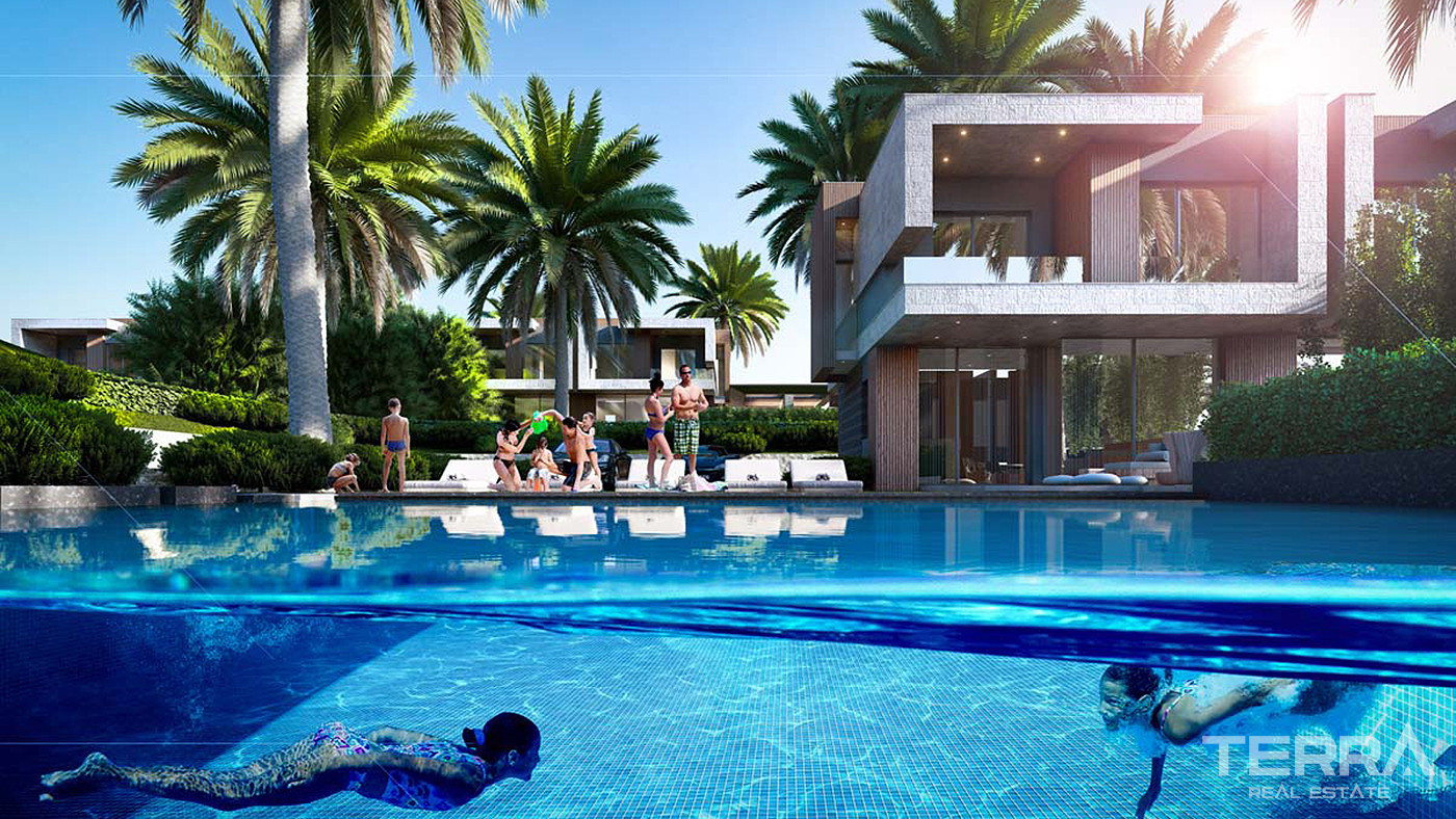 3+1 Semi-Detached Villas with Smart Home Systems in Bodrum - 82987