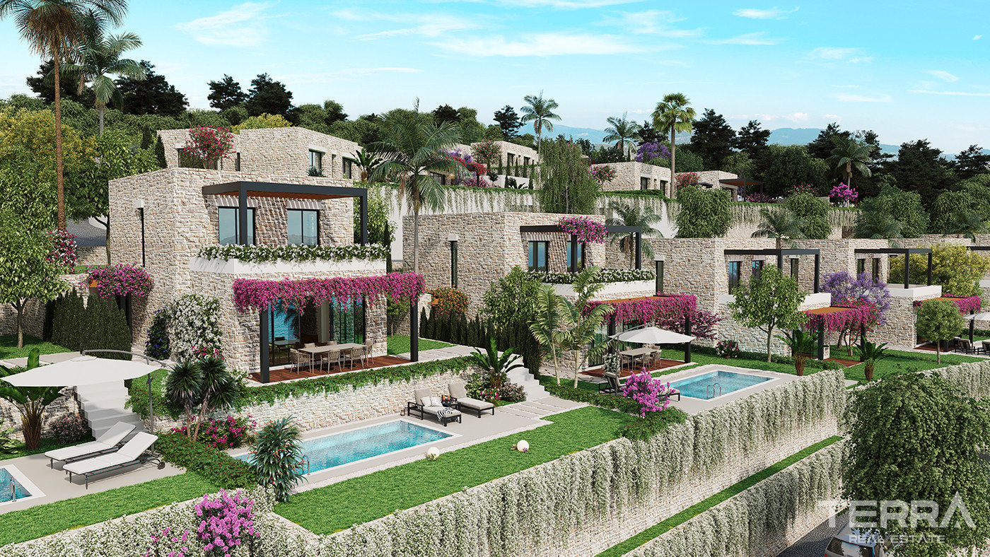 Exclusive Bodrum Villas with Stunning Sea Views in a Secure Complex