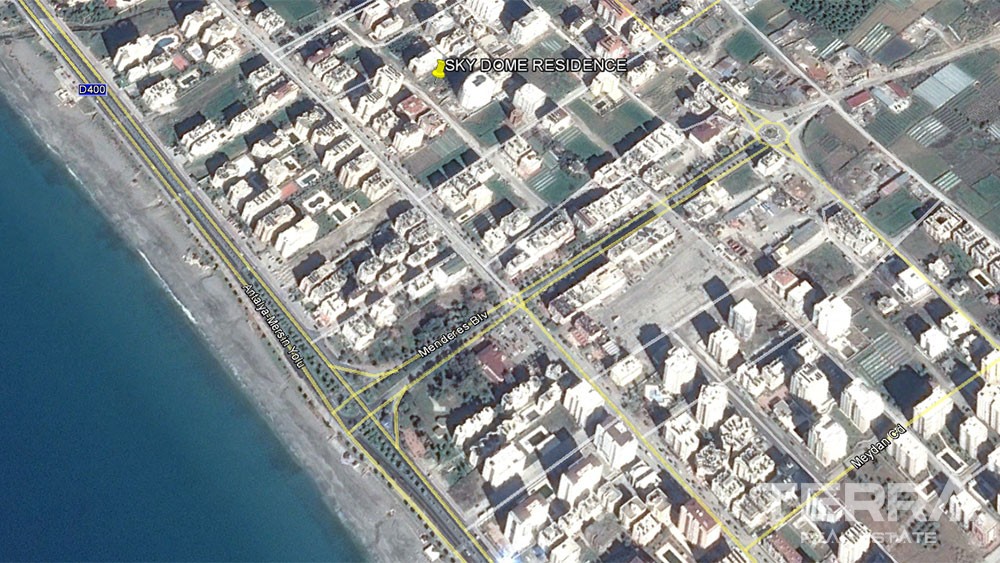 Sky Dome Apartments, 300 m zum Strand in Mahmutlar, Alanya - 3527