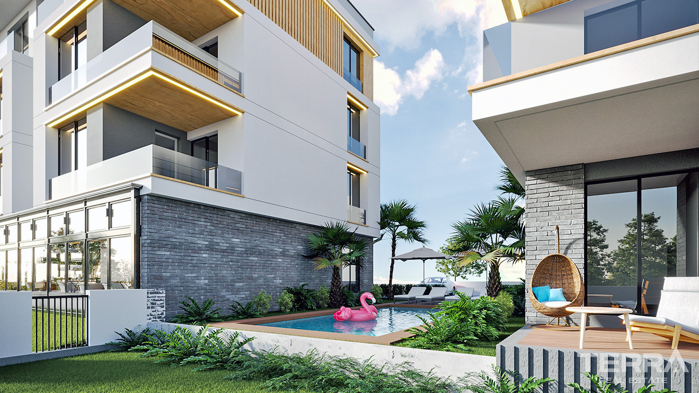 2+1 Flats with Modern Qualities in Antalya, Altıntaş - 84081