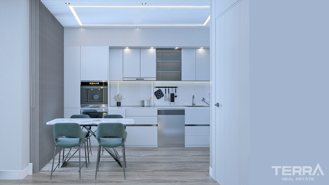 2+1 Flats with Modern Qualities in Antalya, Altıntaş - 84091