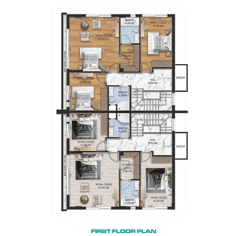 Luxury Smart Villas Surrounded by Nature in Döşemealtı, Antalya - 84174