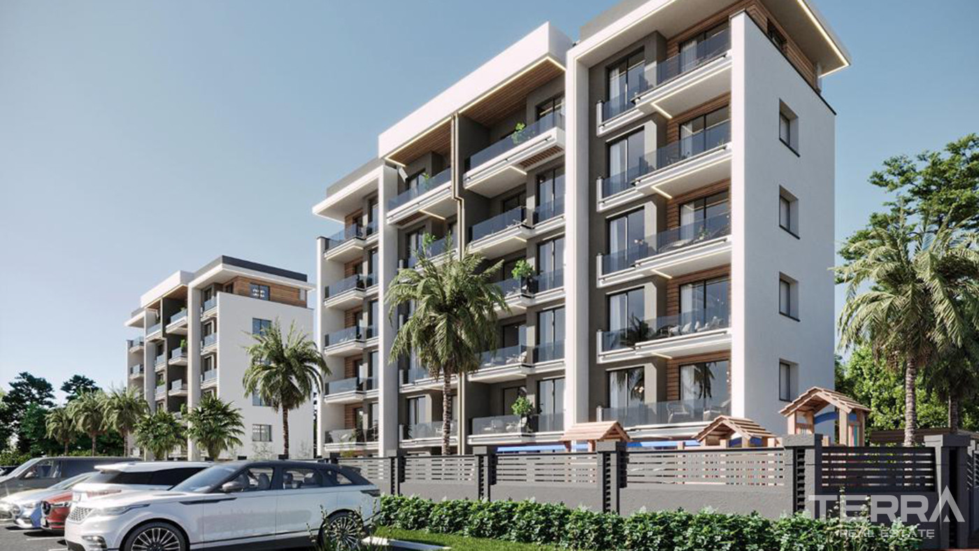 Modern 1+1 Flats Close to Daily Amenities in Kepez, Antalya