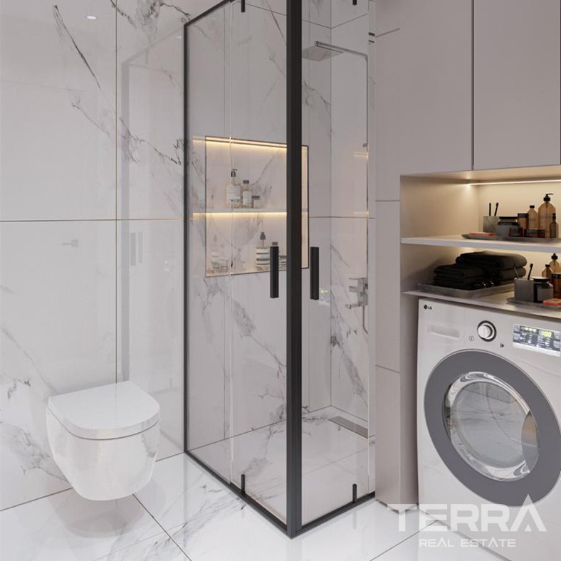 Modern 1+1 Flats Close to Daily Amenities in Kepez, Antalya - 84337