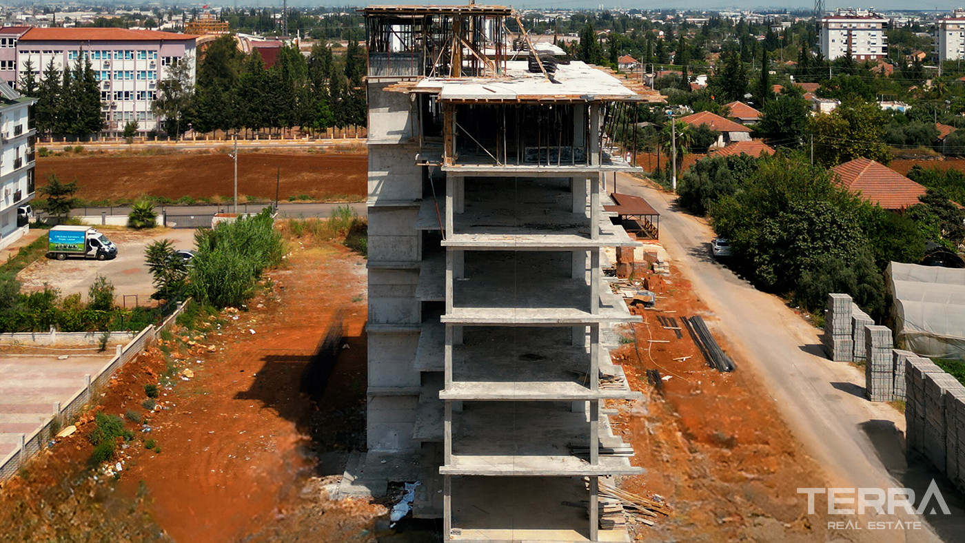 Modern 1+1 Flats Close to Daily Amenities in Kepez, Antalya - 84347
