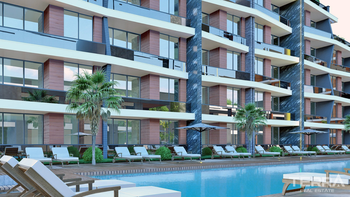Brand New 1+1 Comfortable and Luxury Antalya Flats