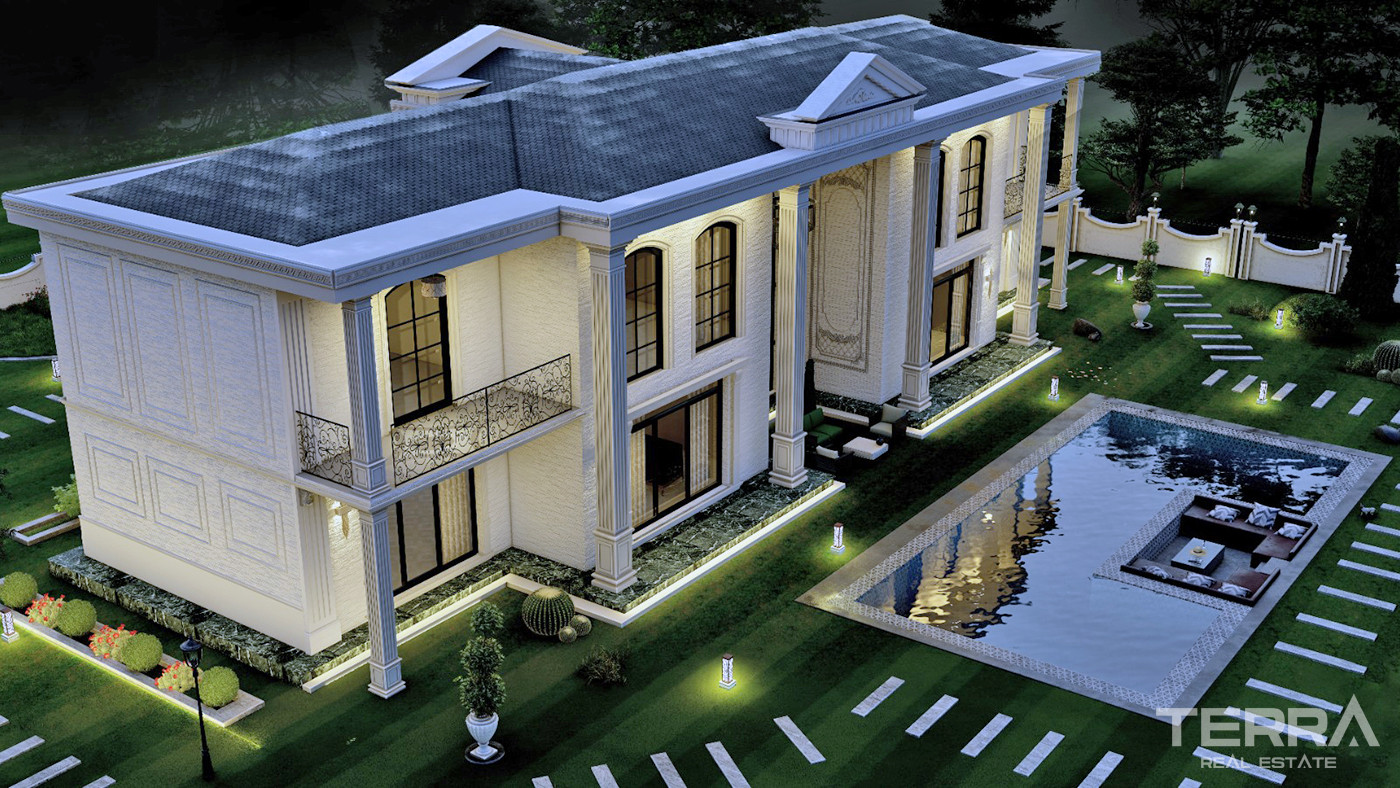 4+2 Tranquil Villas in Antalya, Konyaaltı Offering Modern Life Style