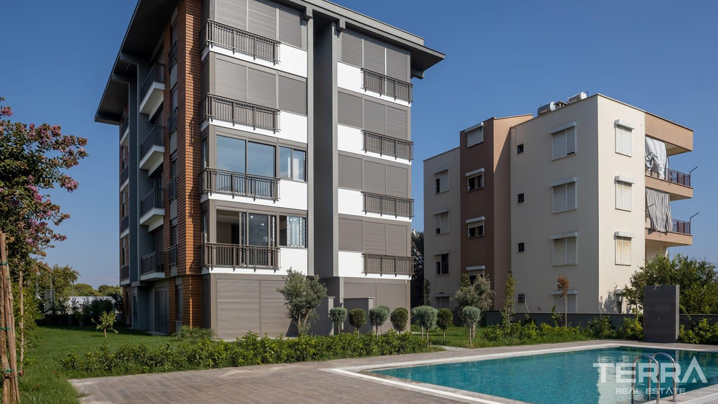 Zupełnie nowe apartamenty z 1 sypialnią w pożądanej okolicy Lary w Antalyi